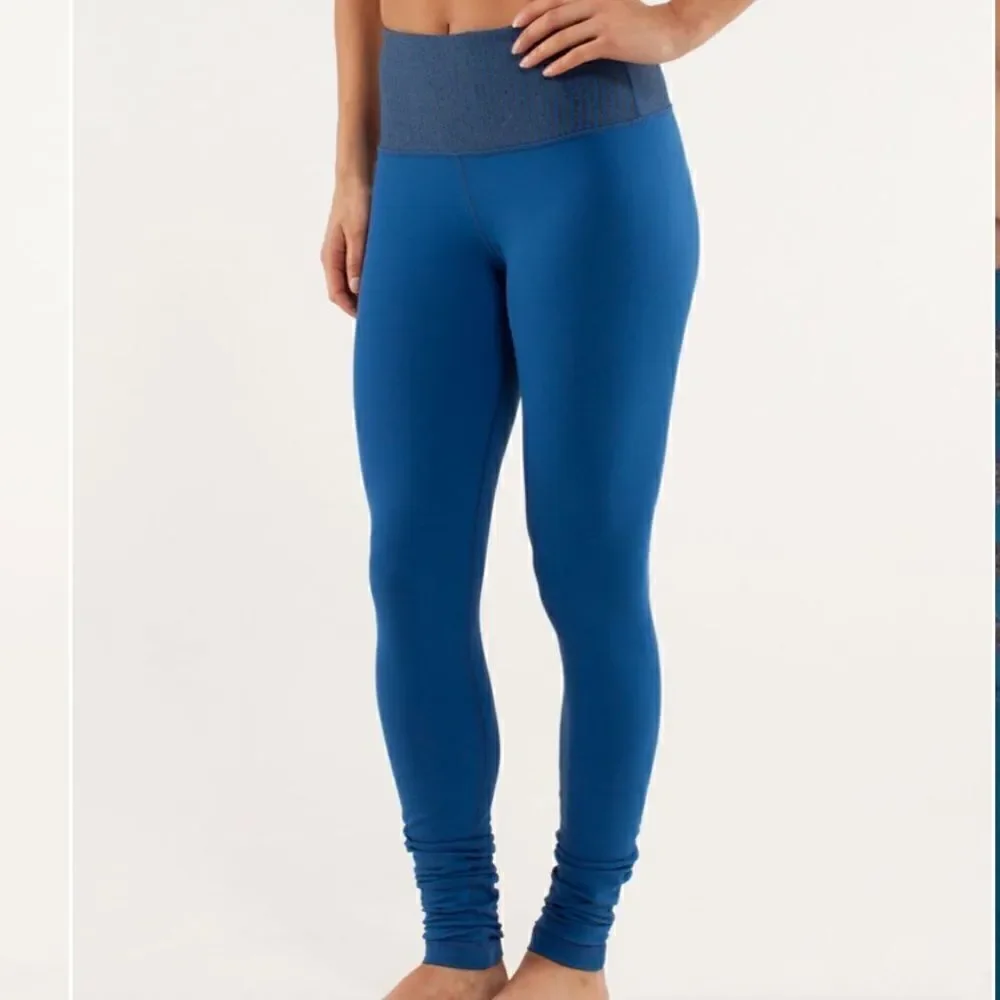 Lululemon Wunder Under Pant *High Rise in blue size 4